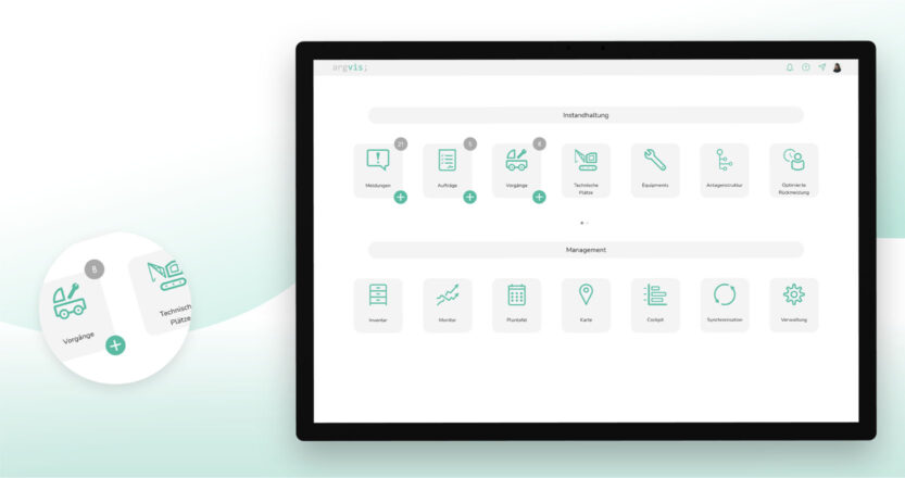 Dashboard argvis, Maintenance Portal